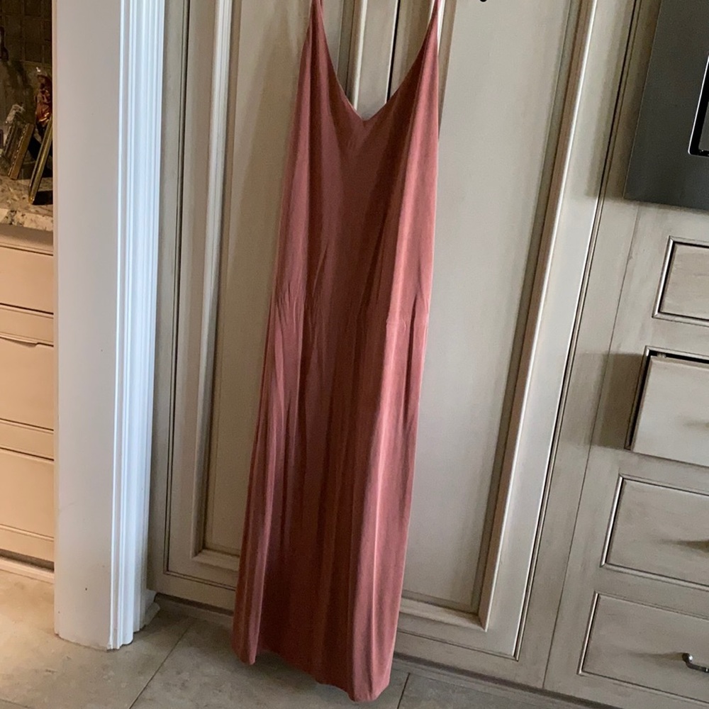 Rose  tan brownish maxi dress purchased last year at Vici.com